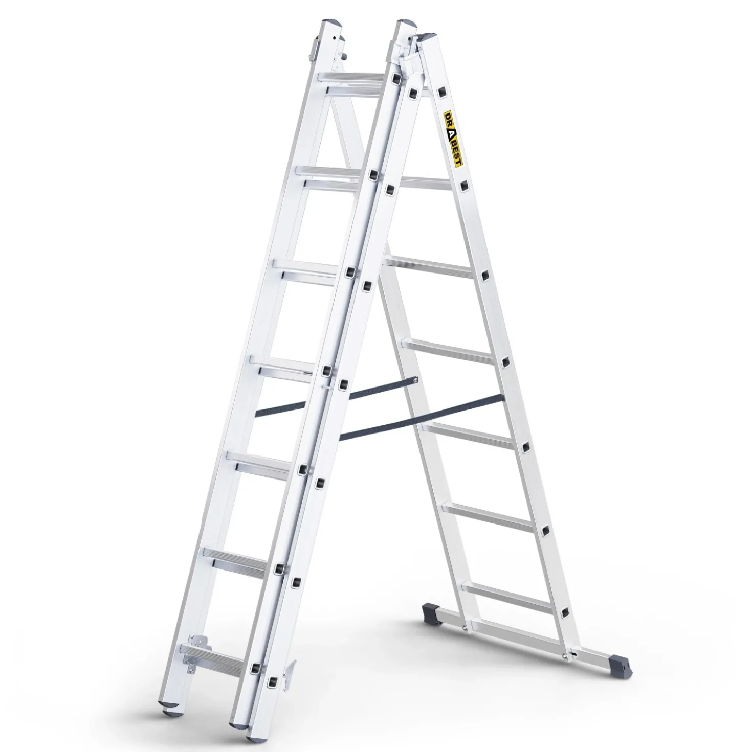Scala multiuso Drabest 3x7 gradini alluminio