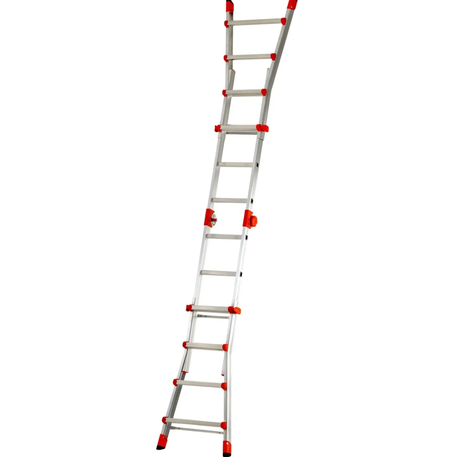 Scala telescopica in alluminio multif Peppina ALU EN131 4+4 gradini P max 150 kg