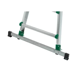 Scala telescopica in alluminio multif Gierre Selecta 4+4 gradini P max 150 kg