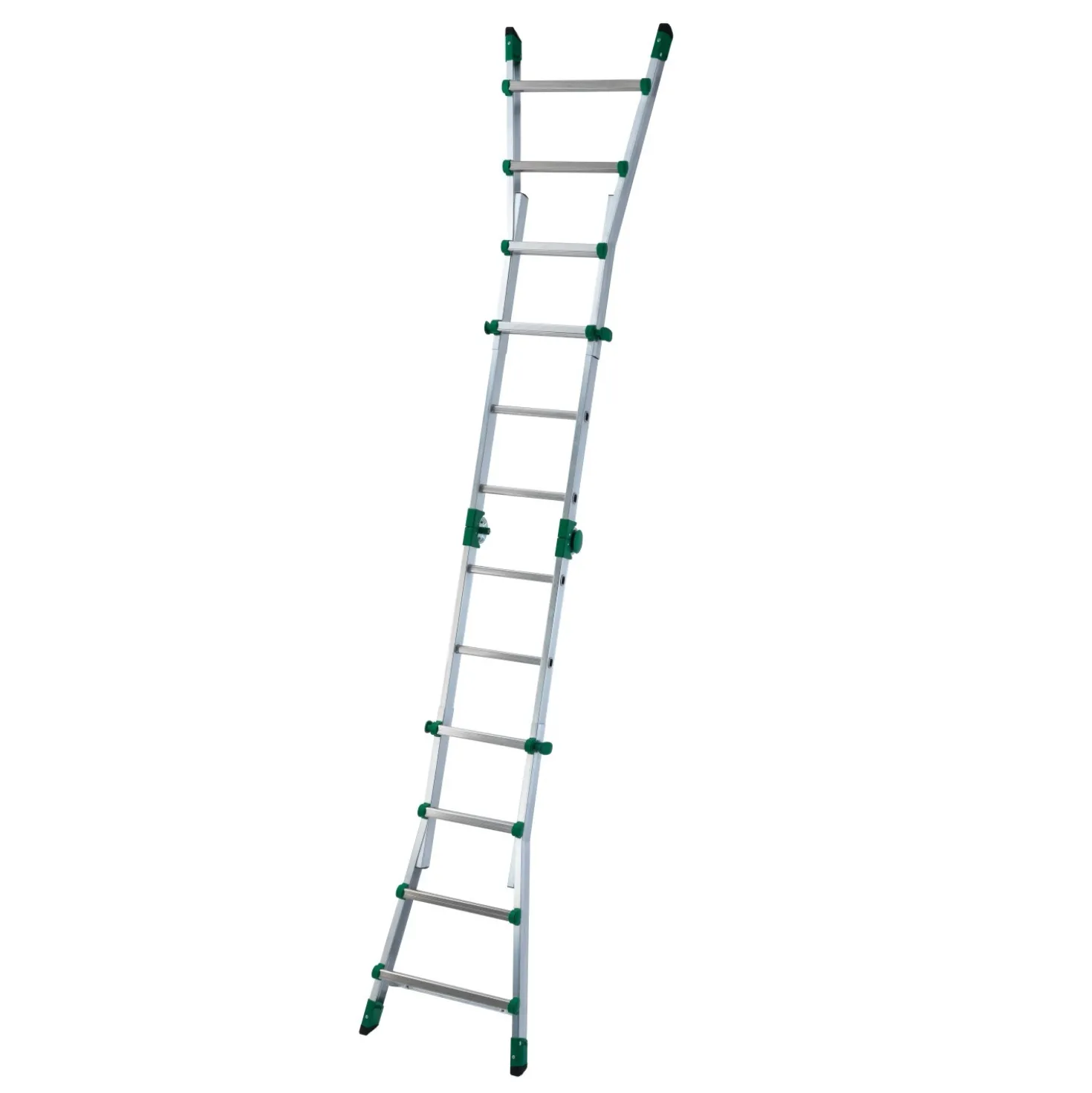 Scala telescopica in alluminio multif Gierre Selecta 4+4 gradini P max 150 kg