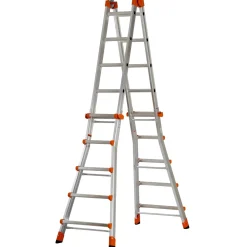 Scala telescopica in alluminio multif Peppina ALU EN131 5+5 gradini P max 150 kg