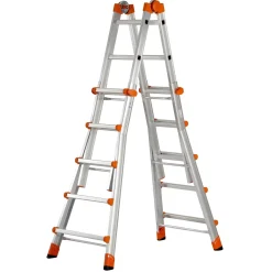 Scala telescopica in alluminio multif Peppina ALU EN131 5+5 gradini P max 150 kg