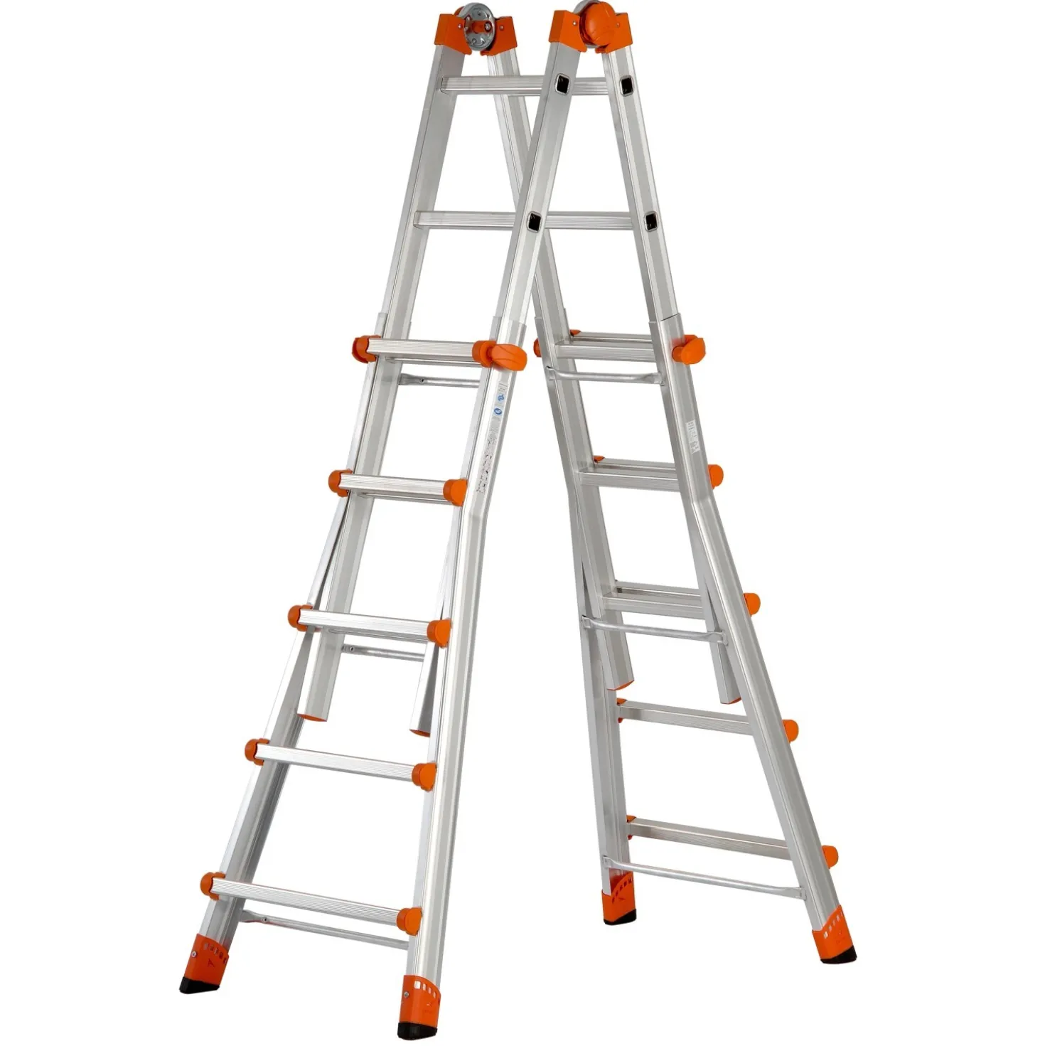 Scala telescopica in alluminio multif Peppina ALU EN131 5+5 gradini P max 150 kg