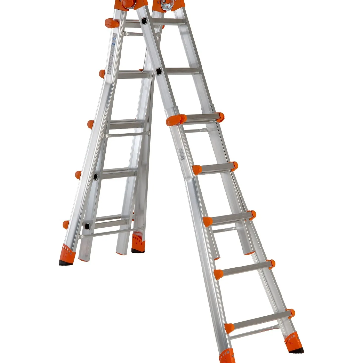 Scala telescopica in alluminio multif Peppina ALU EN131 5+5 gradini P max 150 kg