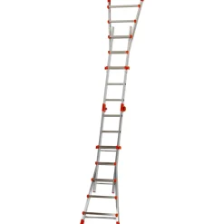 Scala telescopica in alluminio multif Peppina ALU EN131 5+5 gradini P max 150 kg