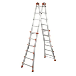 Scala telescopica in alluminio multif Peppina ALU 6+6 gradini P max 150 kg