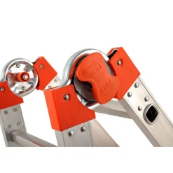 Scala telescopica in alluminio multif Peppina MIX 4+4 gradini p. max 100 kg