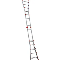 Scala telescopica in alluminio Peppina ALU 5+5 gradini P max 100 kg