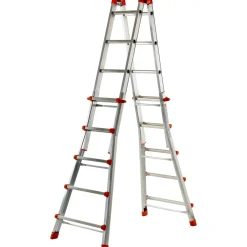 Scala telescopica in alluminio Peppina ALU 5+5 gradini P max 100 kg