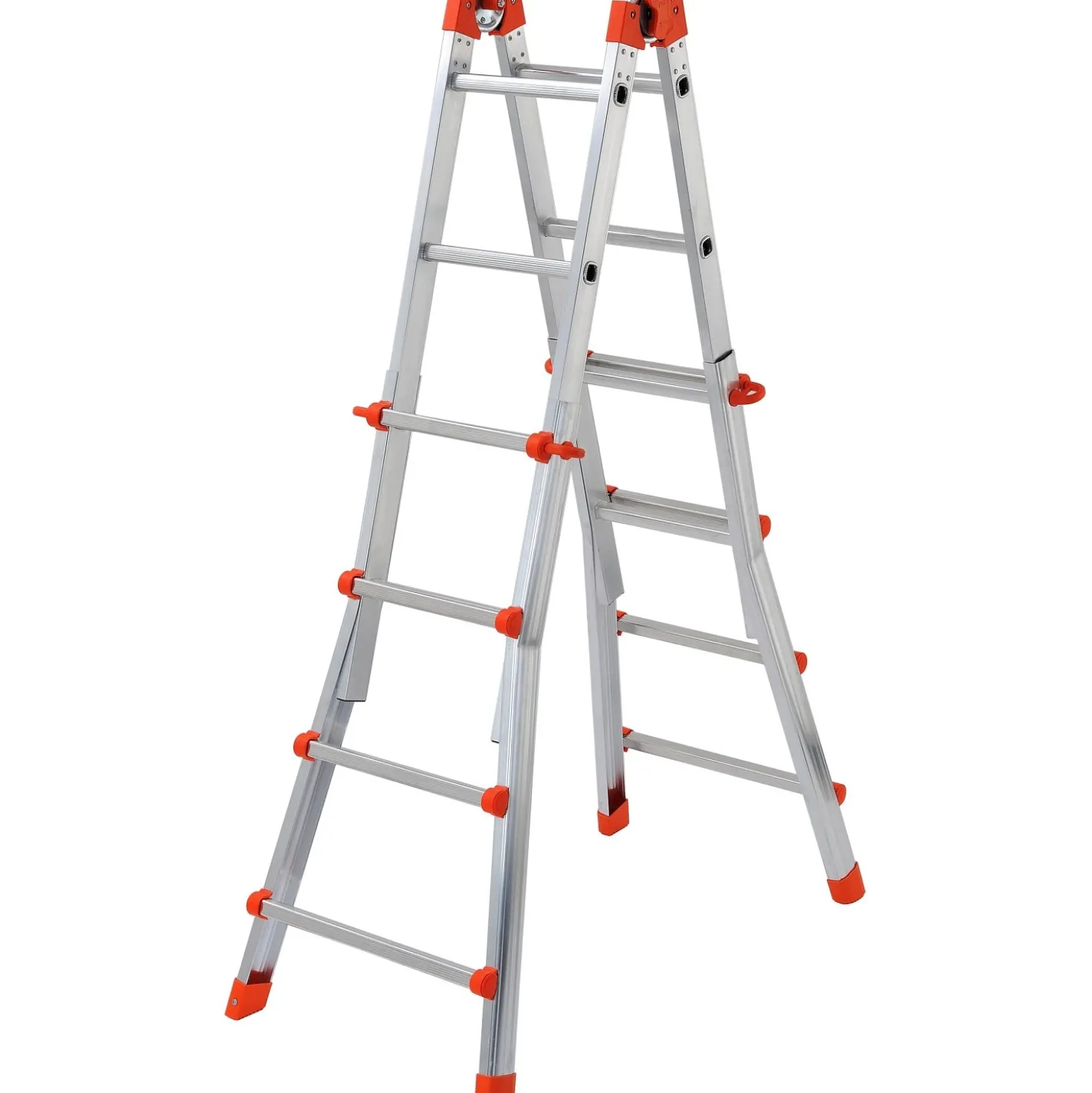Scala telescopica in alluminio Peppina ALU 4+4 gradini P max 100 kg