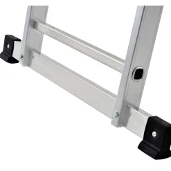 Scala trasformabile in alluminio Modula tripla 3x7 gradini P max 150 kg