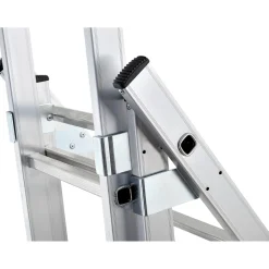 Scala trasformabile in alluminio Modula tripla 3x9 gradini P max 150 kg