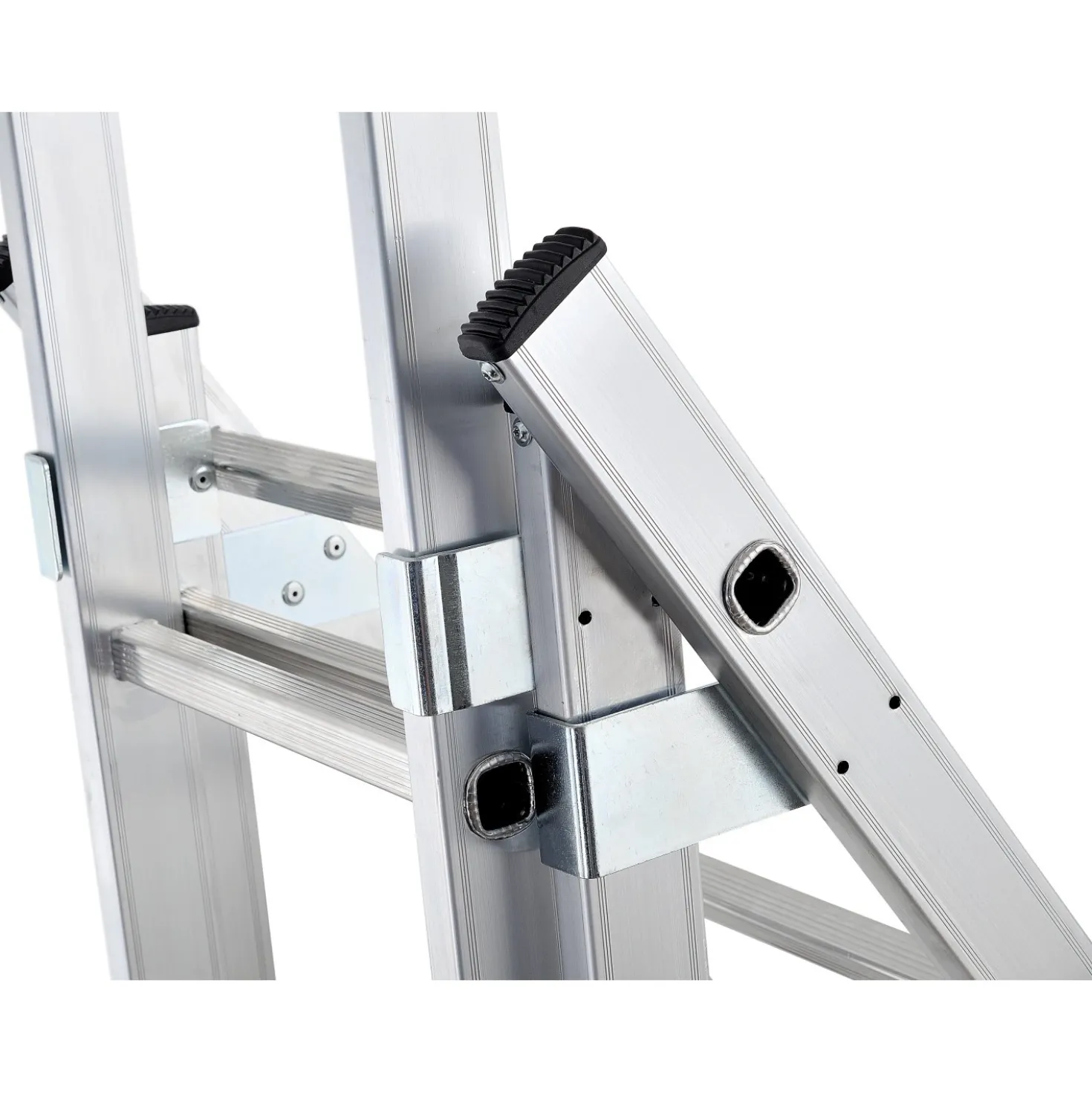 Scala trasformabile in alluminio Modula tripla 3x9 gradini P max 150 kg