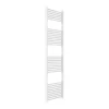 Scaldasalviette idraulico in acciaio verniciato binaco 50x180 cm