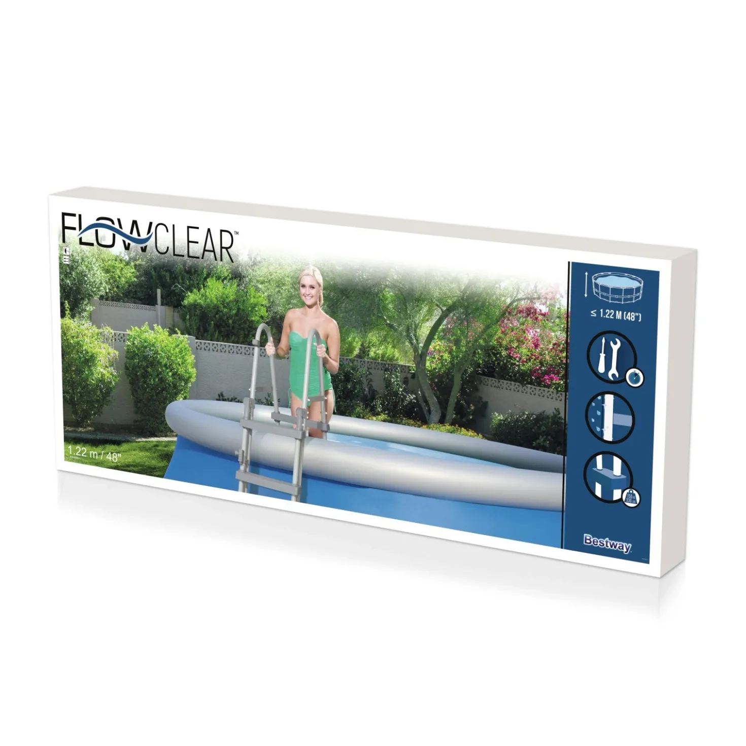 Scaletta di sicurezza Bestway per piscina Flowclear™ da 1.22 m