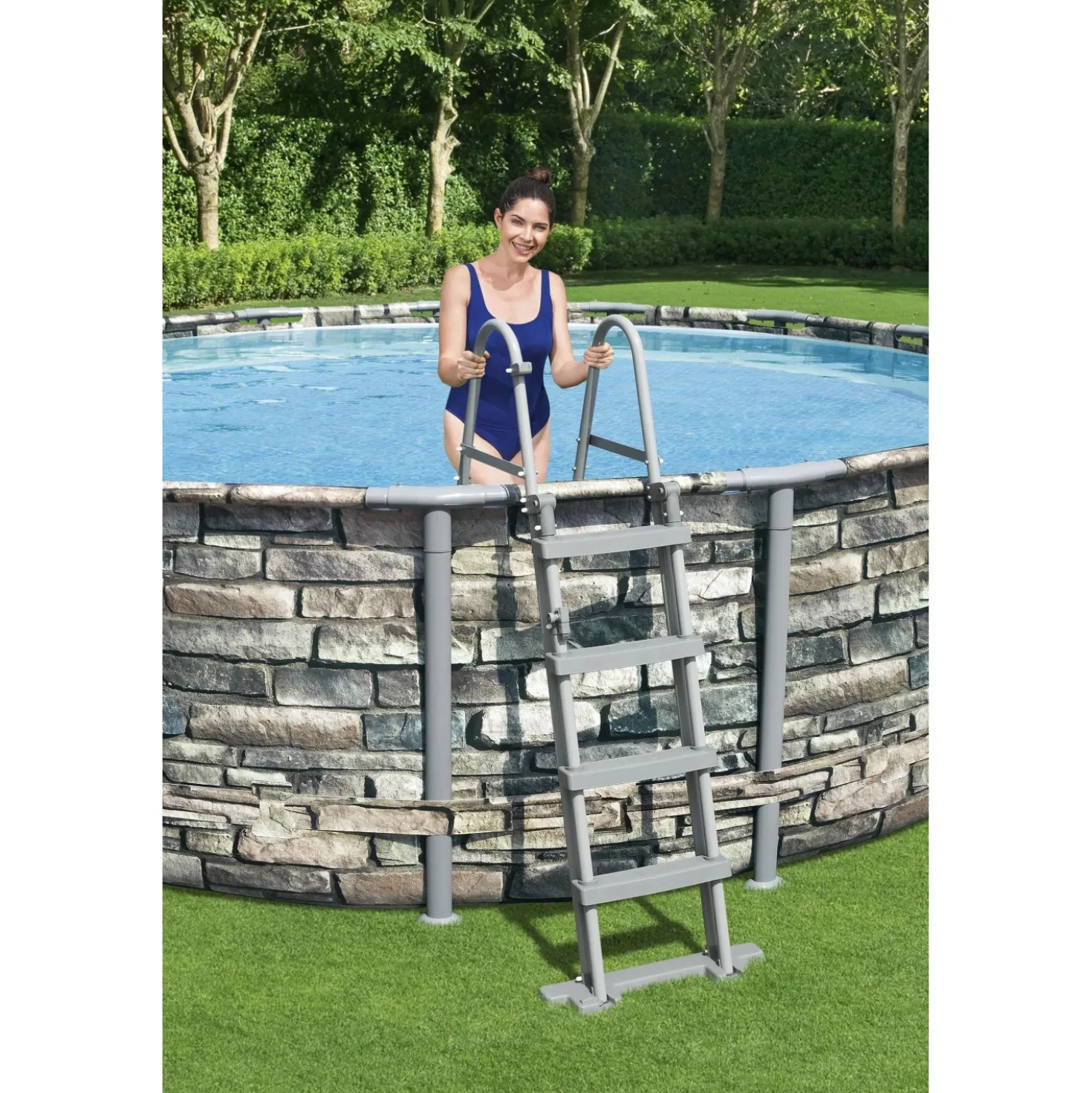 Scaletta di sicurezza Bestway per piscina Flowclear™ da 1.22 m