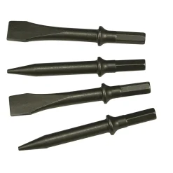 Scalpelli attacco esagonale set da 4 pz