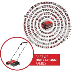 Scarificatore a batteria Einhell GC-SC 18/28 Li - Solo corpo macchina