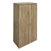 Scarpiera 2 ante e 7 ripiani pannello truciolare 55x34x112 cm sonoma