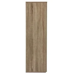 Scarpiera 2 ante e 7 ripiani pannello truciolare 55x34x112 cm sonoma