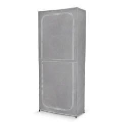 Scarpiera a 7 ripiani Domopak Living 68x30x160 cm grigio