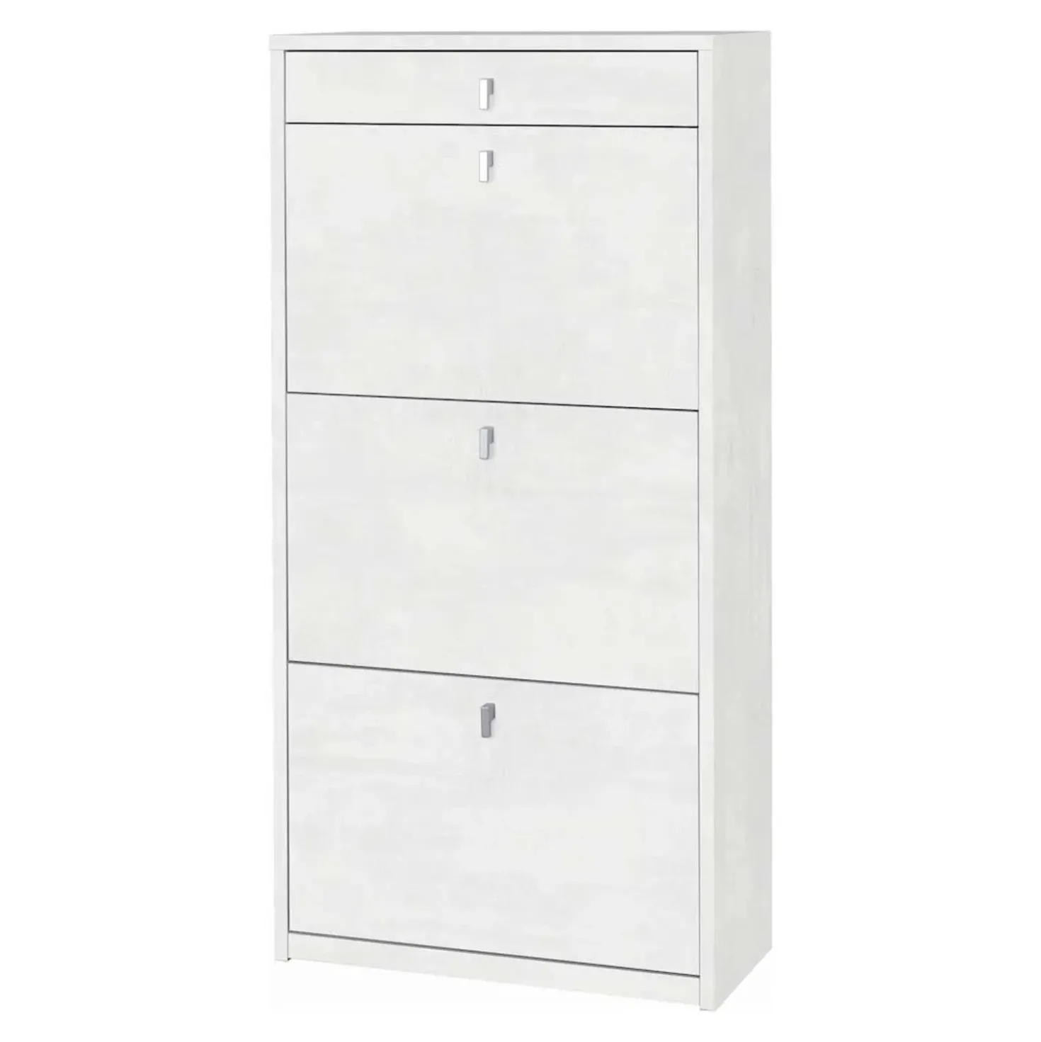 Scarpiera in kit Sarmog 3 ante 1 cassetto 127x63x29 cm 15 paia marrone sc