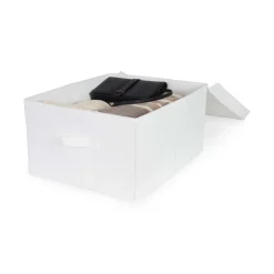 Scatola pieghevole in tnt Wos taglia L bianco 40x50x25 cm