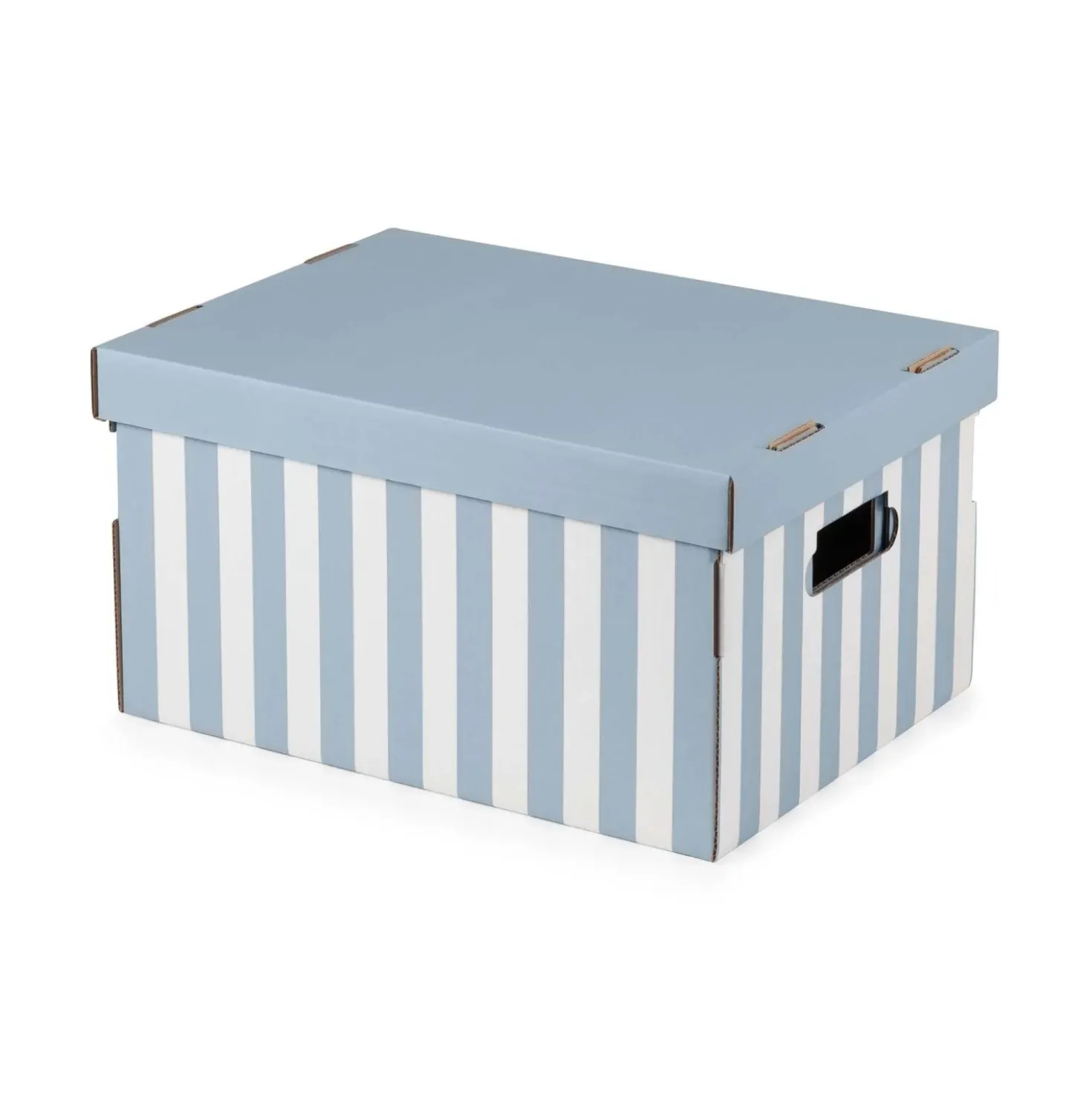 Scatole in cartone Shirt set 2 azzurro 40x31x21 cm