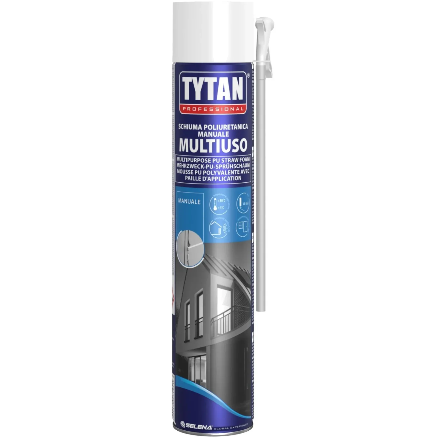 Schiuma Multiuso manuale Tytan giallo 750 ml