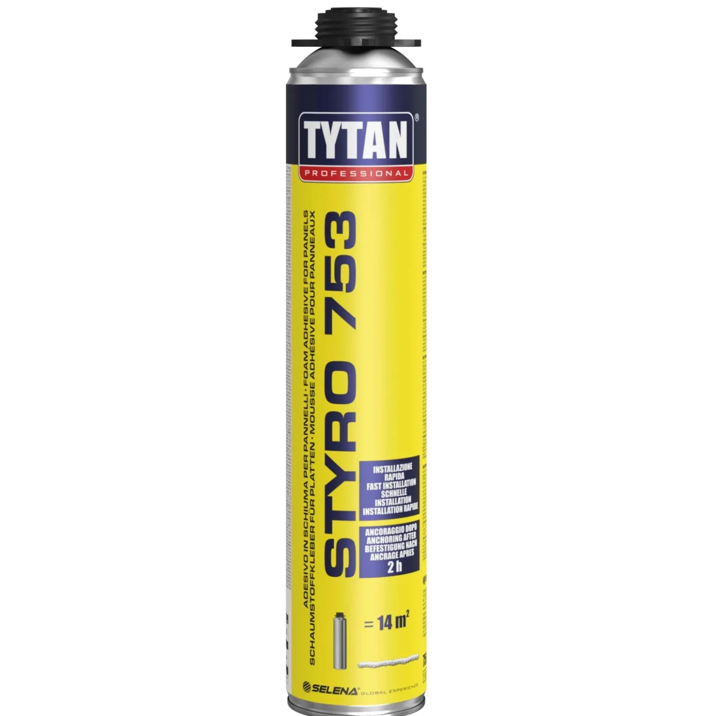 Schiuma pannelli isolanti Styro 753 Tytan 750 ml