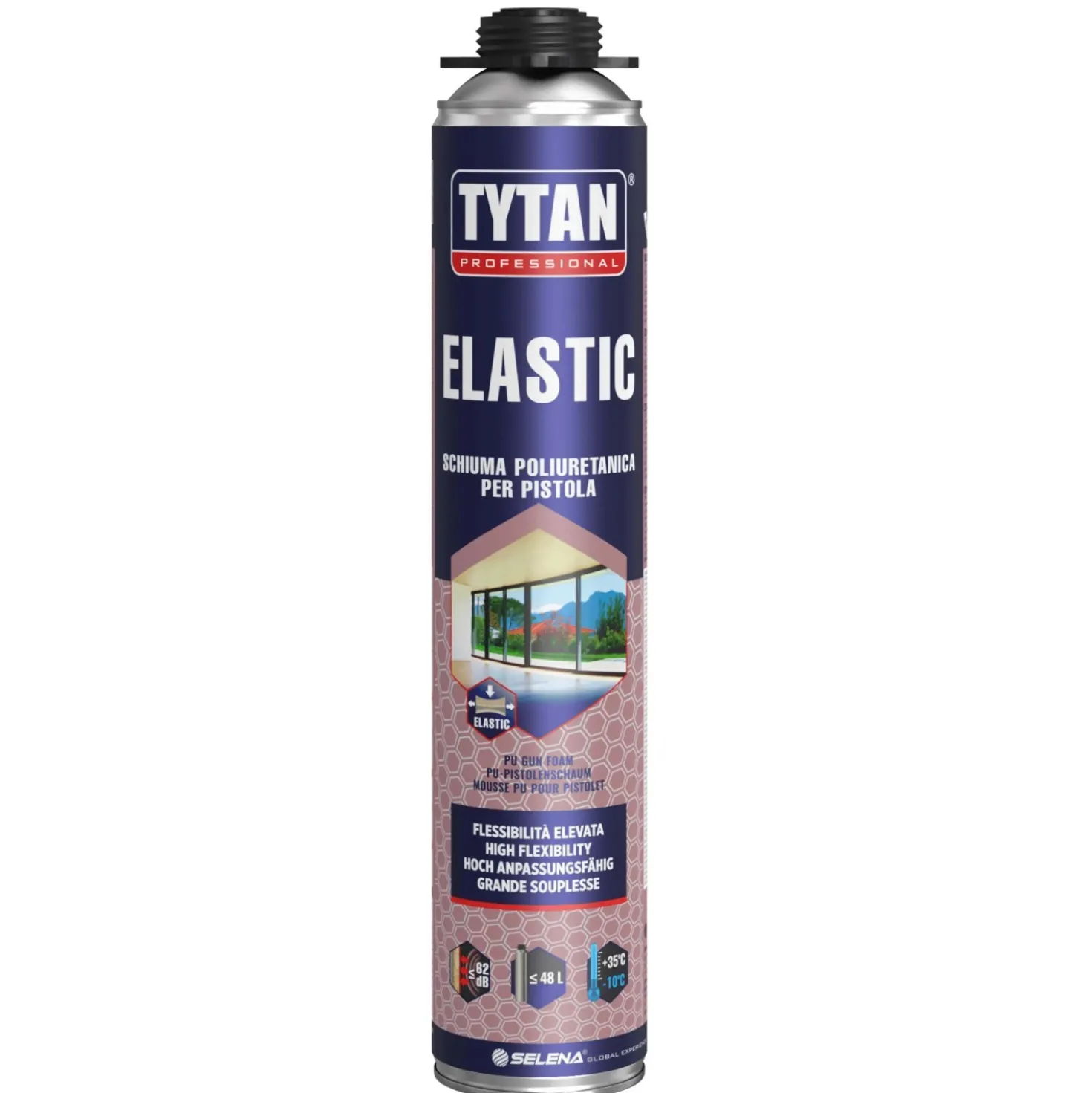 Schiuma poliuretanica Serramenti Tytan Elastic 750 ml