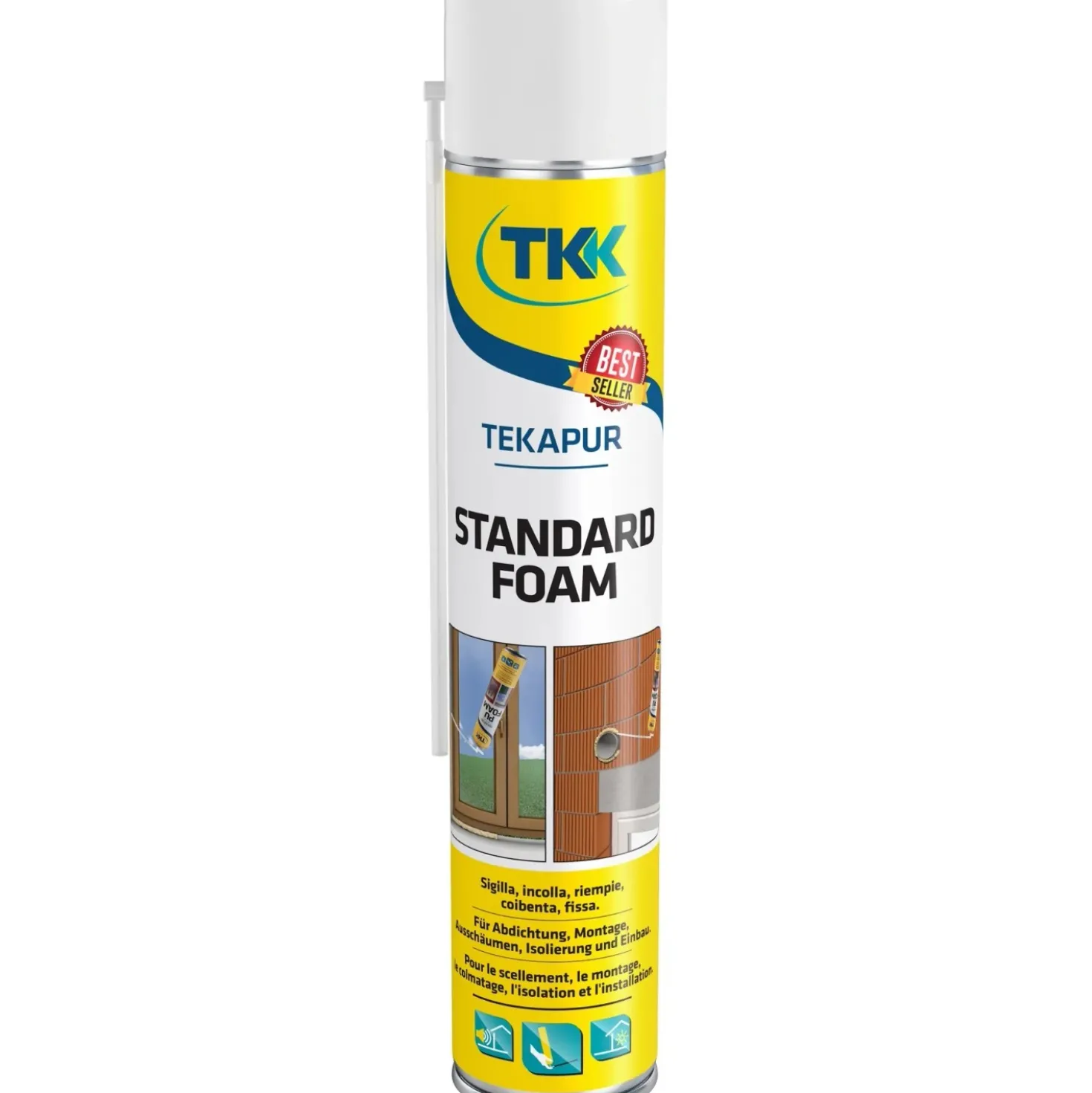 Schiuma poliuretanica standard manuale 750 ml