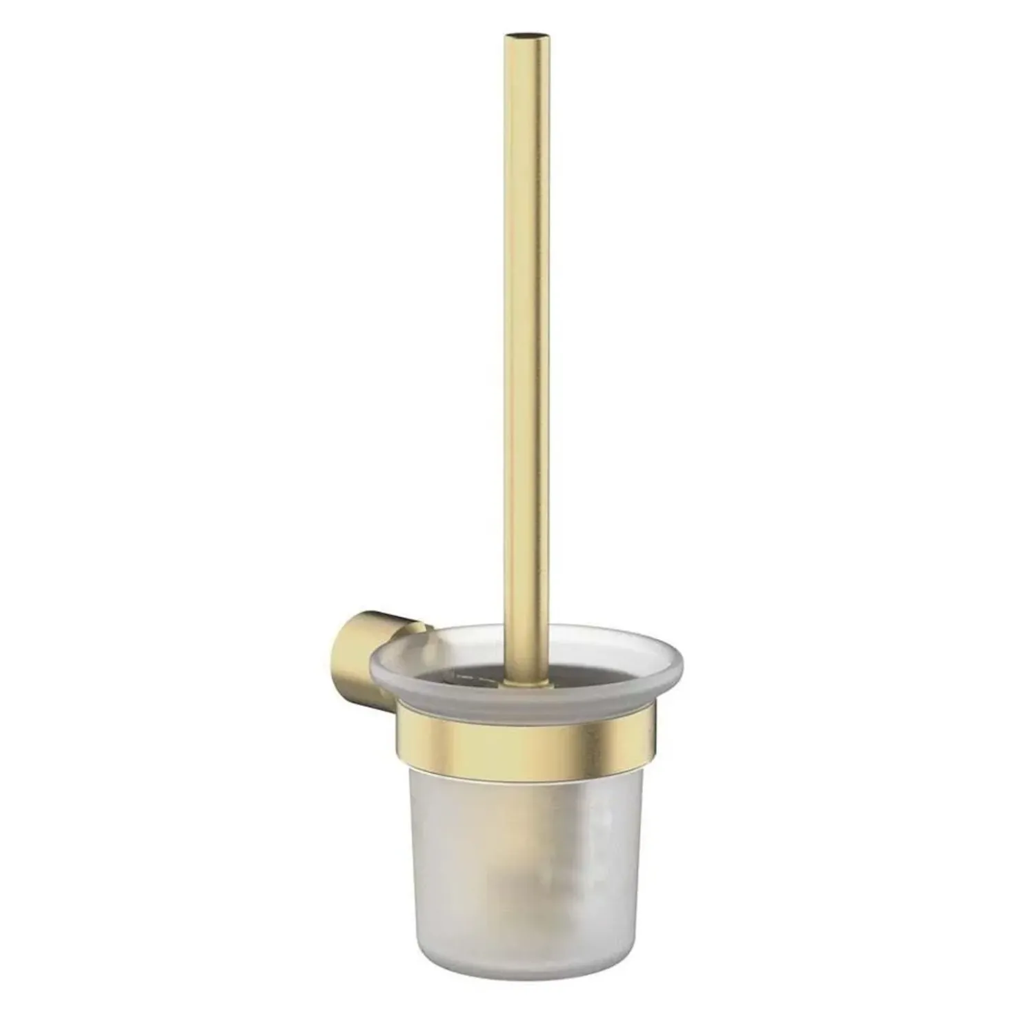 Scopino bagno a parete 12,2x33,2 cm oro spazzolato
