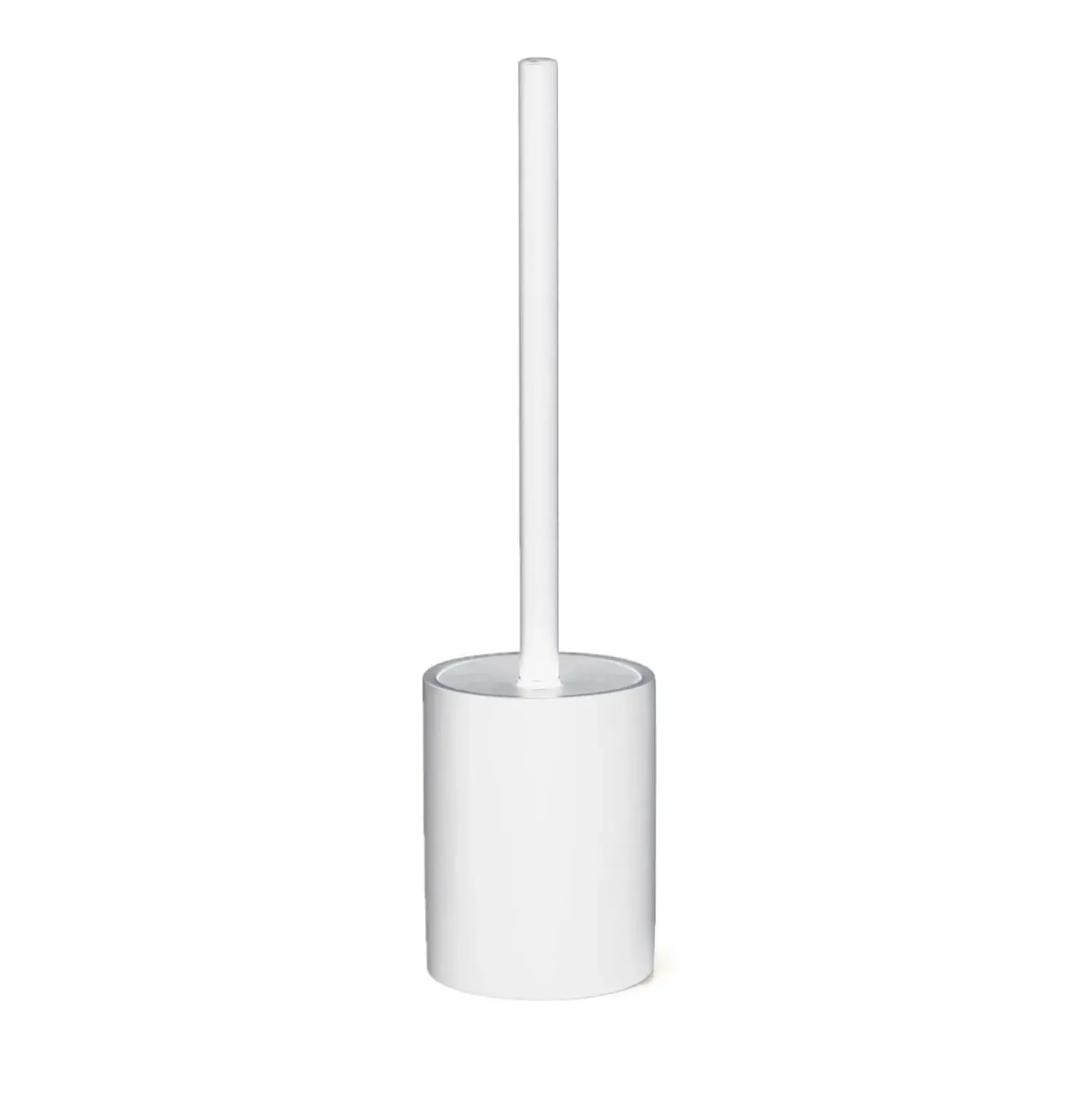 Scopino bagno Brenda in resina bianco matt