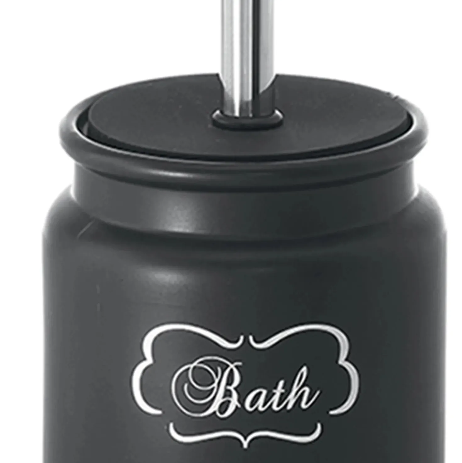 Scopino bagno Chantal H 46,5 cm nero opaco