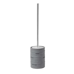 Scopino bagno Helen in resina grigio