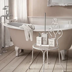 Scopino bagno Vivienne H 47 cm bianco
