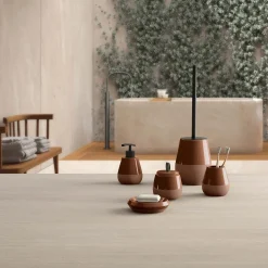 Scopino bagno Wilma in ceramica terracotta
