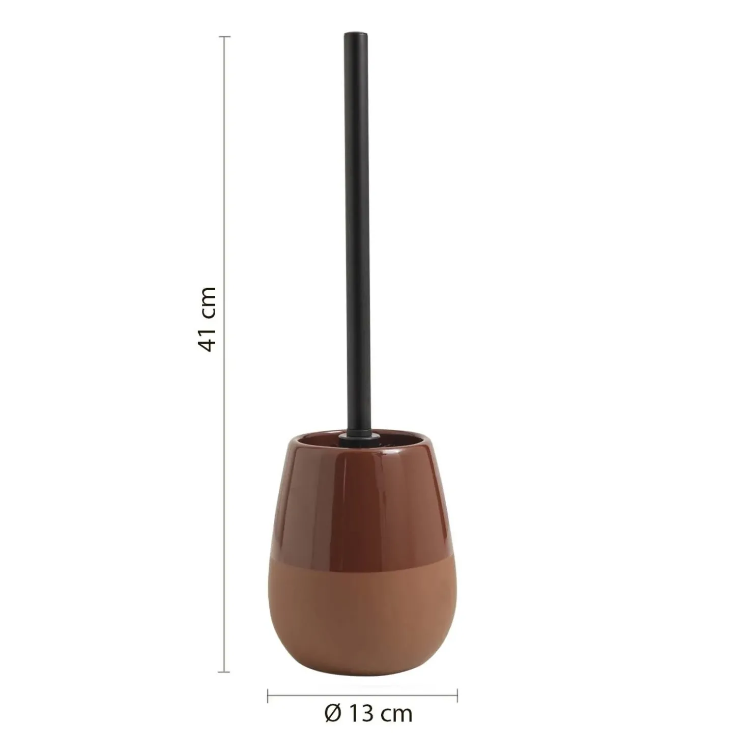 Scopino bagno Wilma in ceramica terracotta