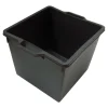 Secchio per macerie quadrato 50 l nero