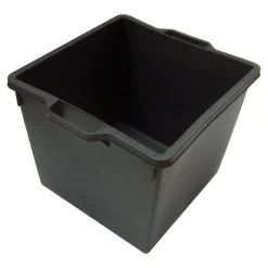 Secchio per macerie quadrato 50 l nero