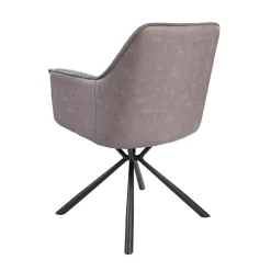 Sedia Aseat 81x62x61 cm Grigio 4 pz