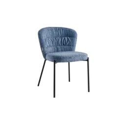 Sedia Cami 78x55x60 cm Azzurro polvere 4 pz