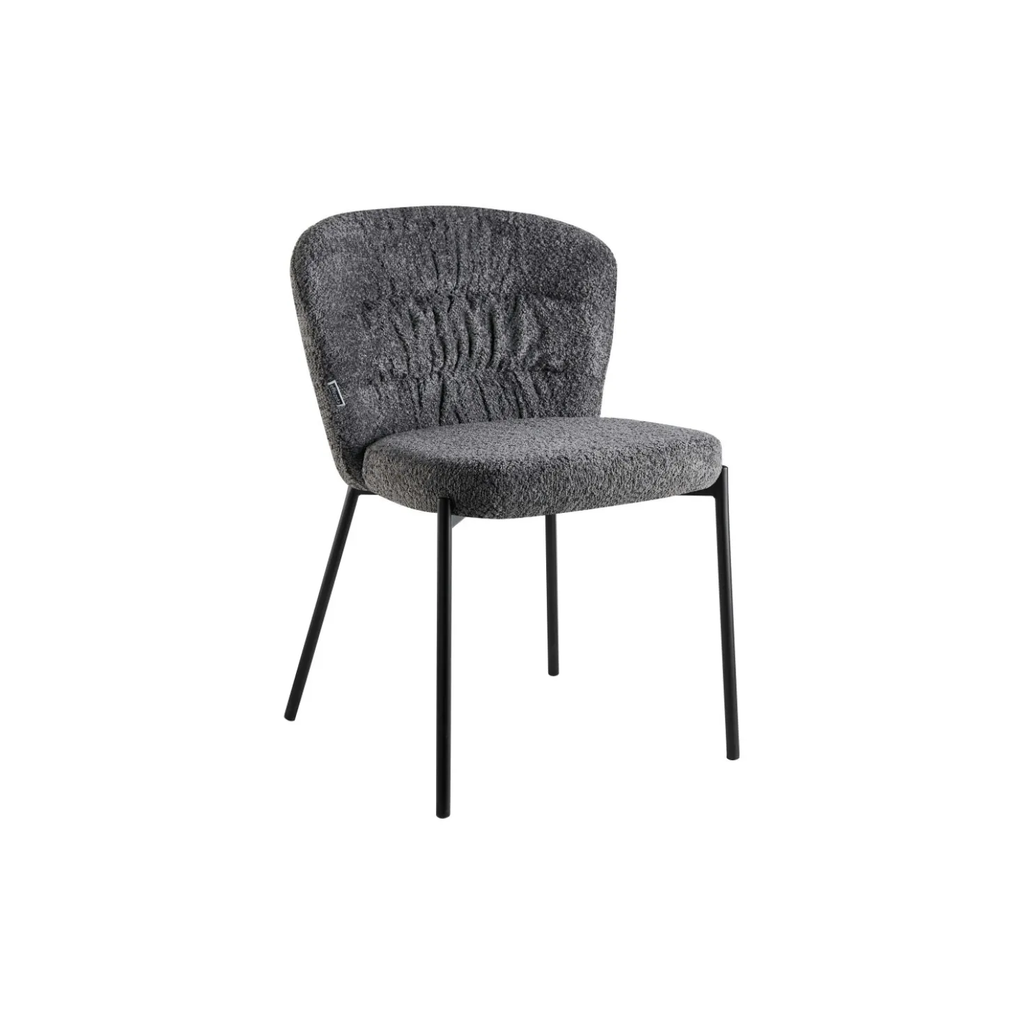 Sedia Cami 78x55x60 cm Grigio 4 pz