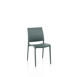 Sedia Curtis 46x54x85 cm grigio 4 pz