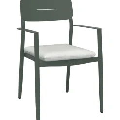 Sedia da giardino Claremont in acciaio grigio