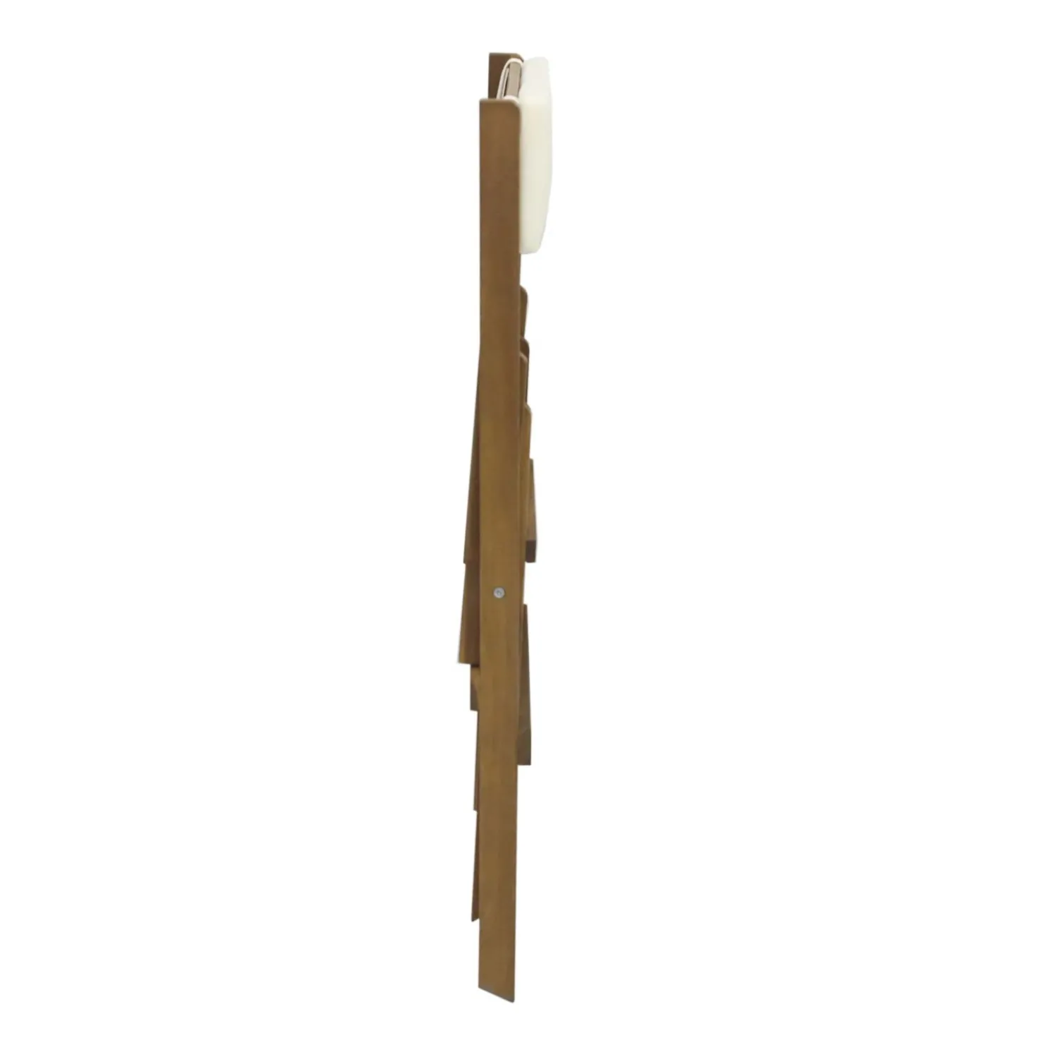 Sedia da giardino pieghevole in legno di acacia 42x47 cm H 87 cm