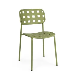 Sedia da giardino senza cuscino Clover in polipropilene verde turtle