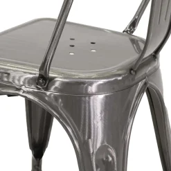 Sedia in ferro New bristol galvanizzato