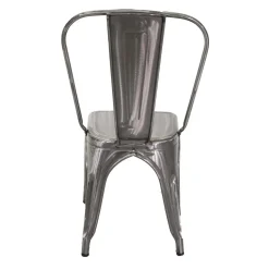 Sedia in ferro New bristol galvanizzato
